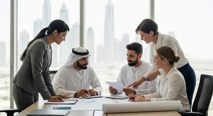 What about employees for business setup in Dubai?
